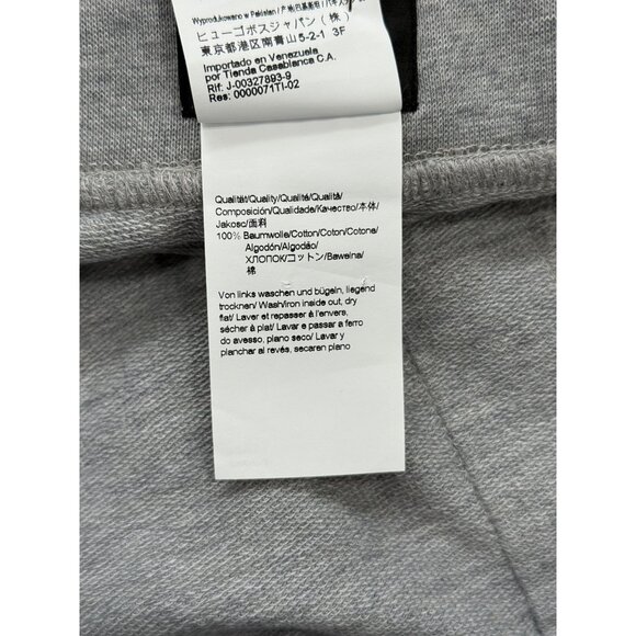 Boss by Hugo Boss Gray Jogger With Drawstring & Logo Detail Lounge Pants Mens XL - Picture 7 of 7